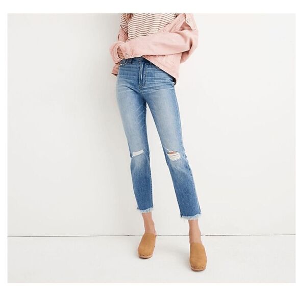 Madewell The Perfect Vintage Jean in Parnell Wash: Comfort Stretch Edition 27 - Picture 1 of 12